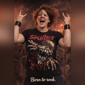 SKILLET BAND TEE size medium